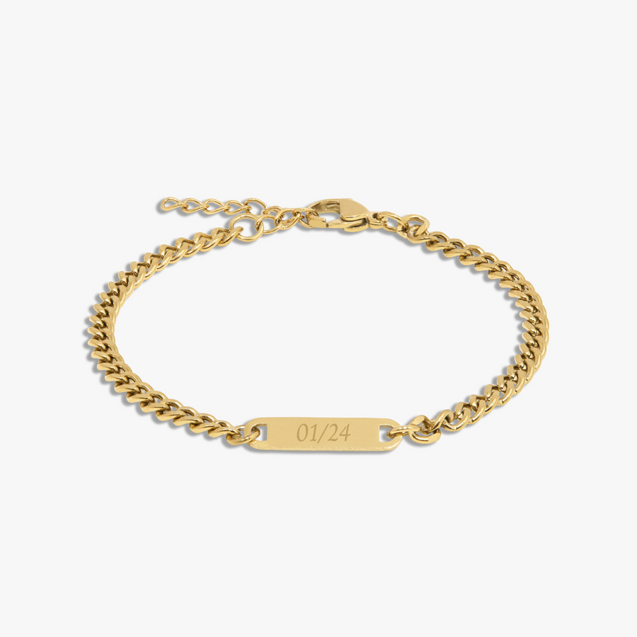 Engravable Cuban Link Bracelet