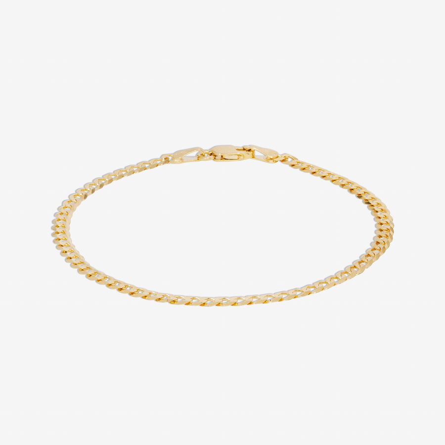 14k Solid Gold Unisex Cuban Bracelet
