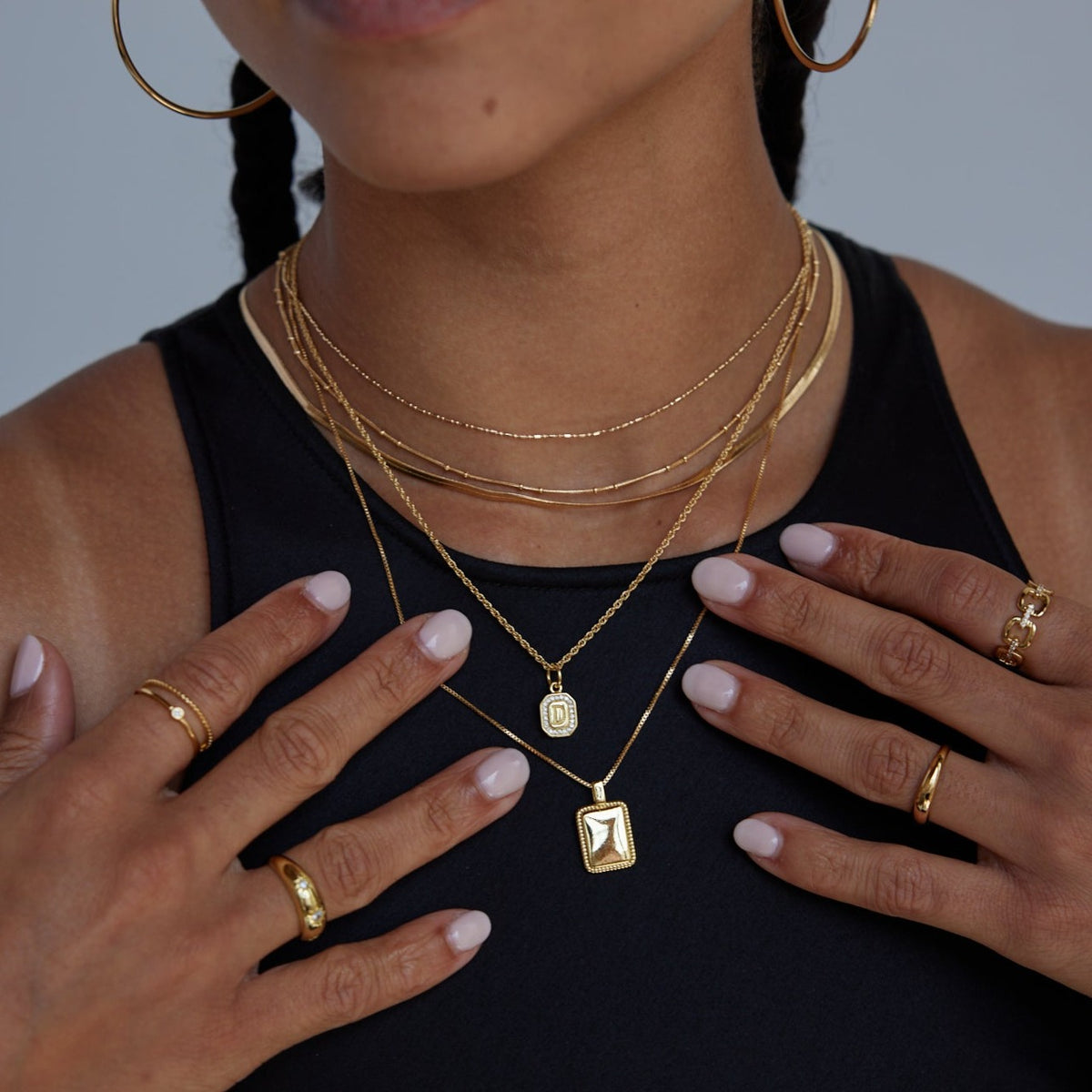 Luxe Initial Pendent