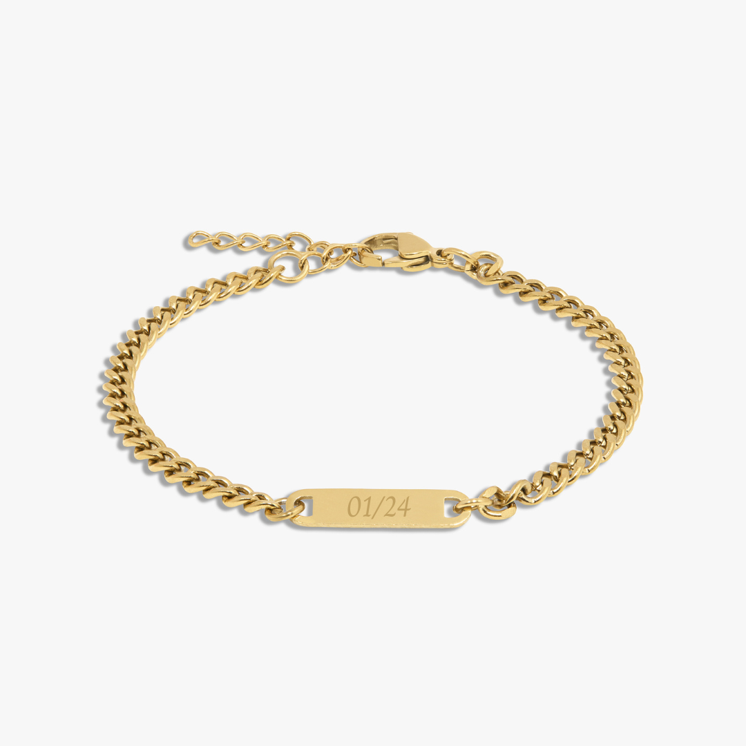 Engravable Cuban Link Bracelet