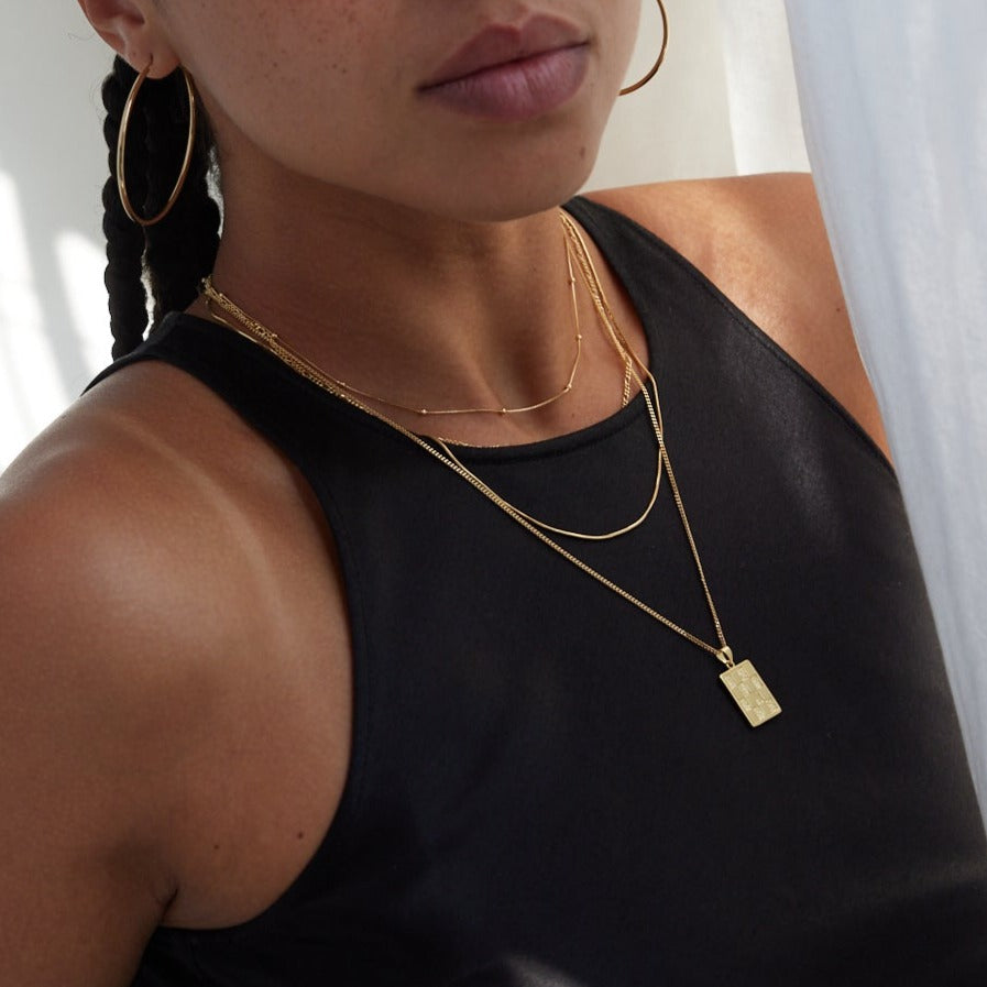 Chess & Checkers Necklace