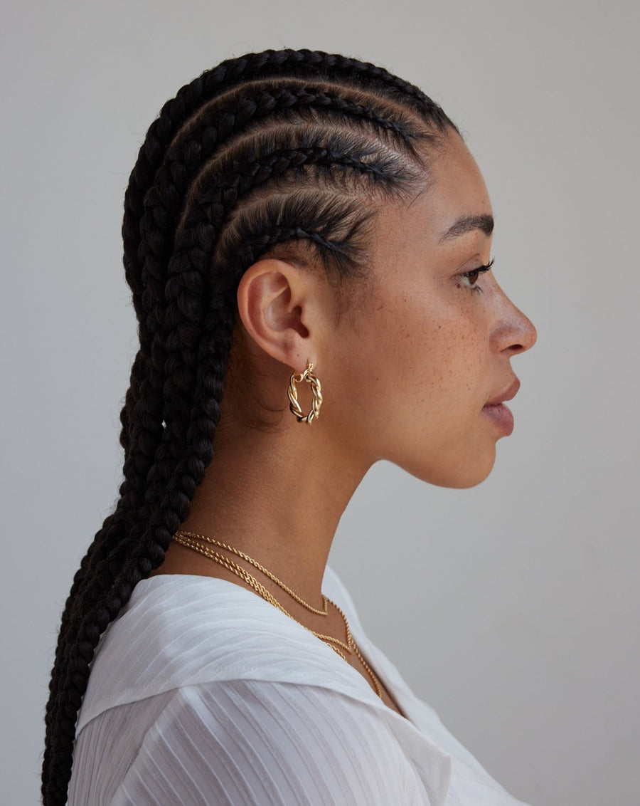 Farrah Twist Hoops
