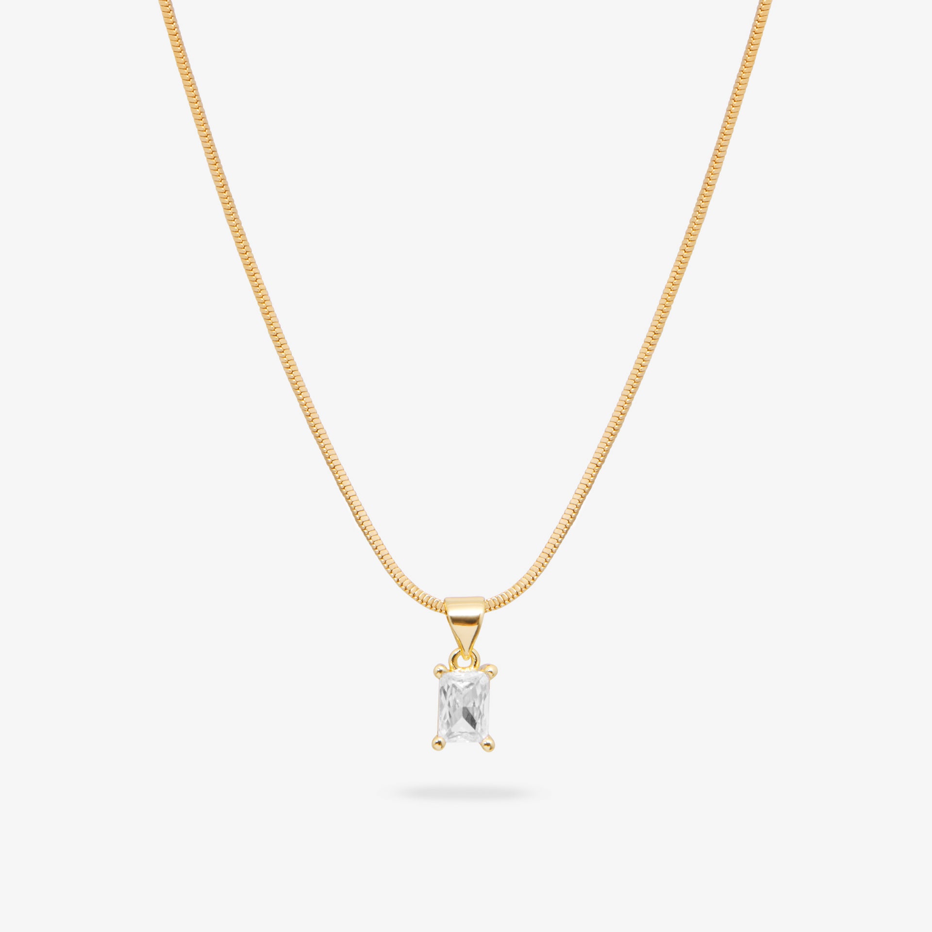 Brooklyn Padlock Necklace, Strength / Gold