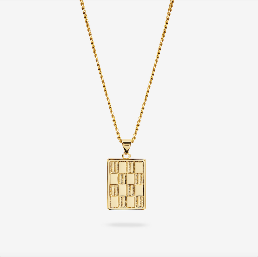 Chess & Checkers Necklace